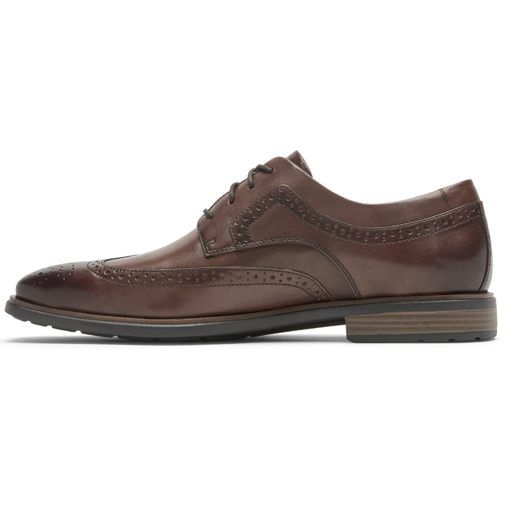 Rockport Singapore Mens Dress Shoes - Dres Sports Business 2 Wingtip Brown - OF4567823